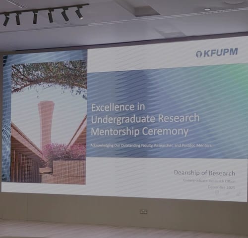 Recognition of Dr. Christos D. Argyropoulos for his dedication and outstanding contributions as a mentor for the Undergraduate Research Courses during the Academic Year 2024-2025. - Left