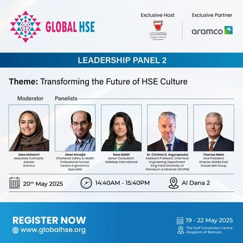 Assistant Professor Christos D. Argyropoulos has been invited to 9th Global HSE – International Conference & Exhibition on Health, Safety & Environment