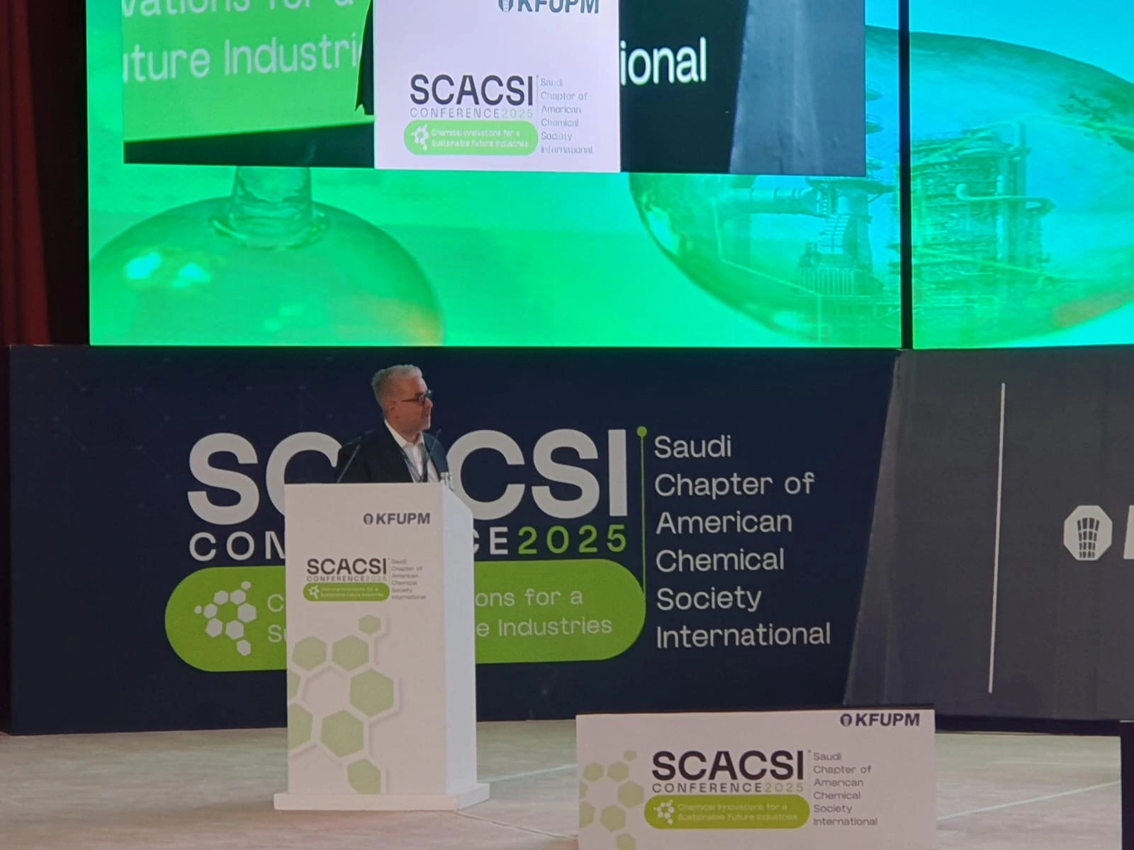 Dr. Christos D. Argyropoulos attended and presented at the Saudi Chapter of the American Chemical Society International Conference, held from November 11–13, 2025, at KFUPM, Dhahran, Saudi Arabia.